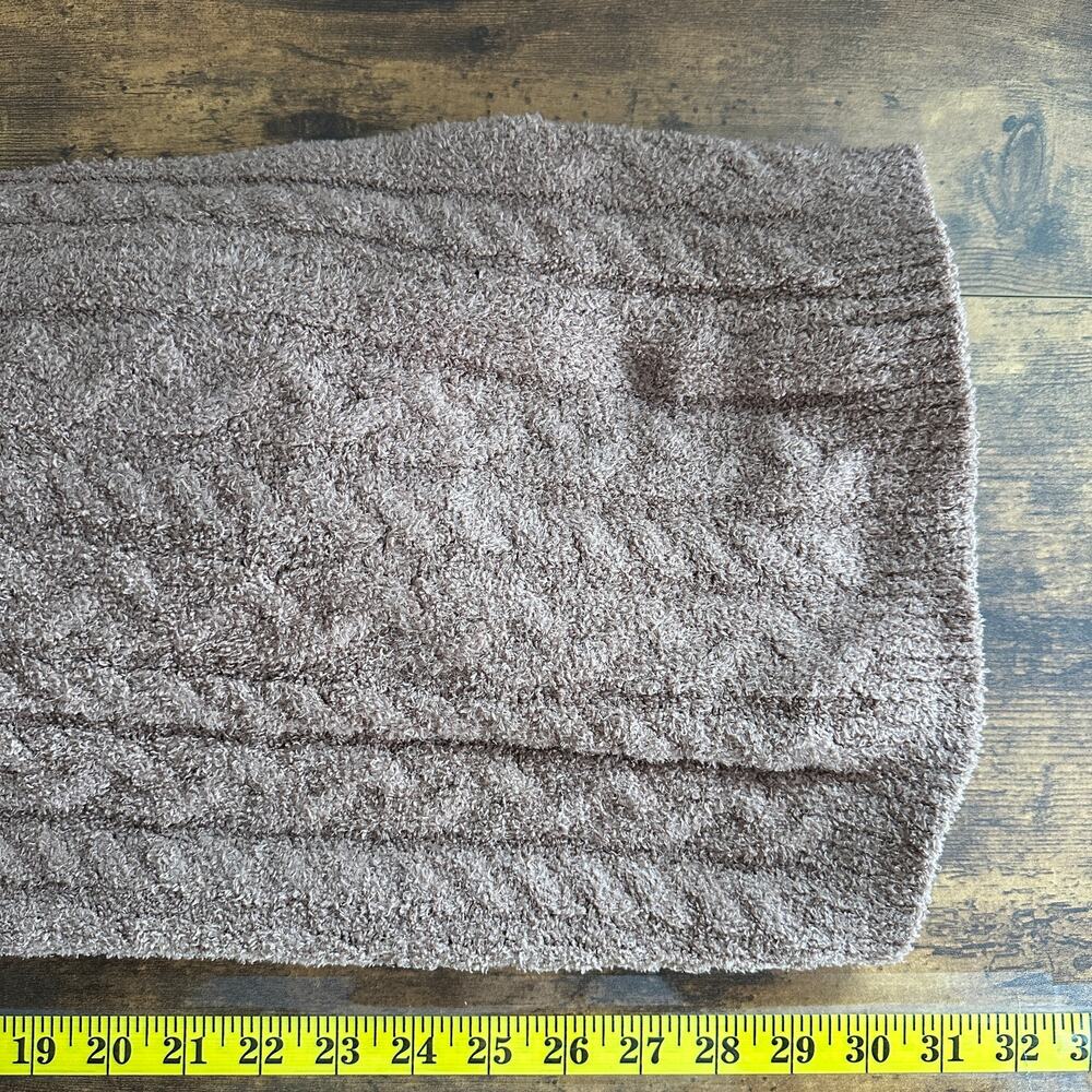 Sincerely Jules Duster Cardigan XS Tan Chunky Cable Knit Relaxed Fit Grandmacore - Picture 3 of 6